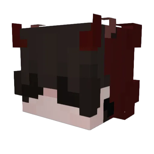 Sp00kyh Minecraft avatar head, 3D render