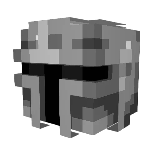 Sp1el3rJ Minecraft avatar head, 3D render