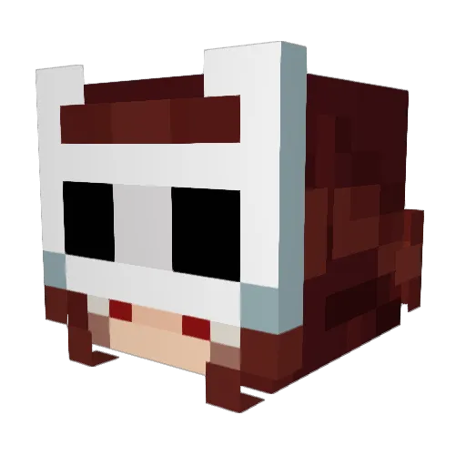Sp1it__ Minecraft avatar head, 3D render