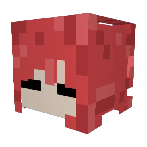 Sp1r4ls Minecraft avatar head, 3D render