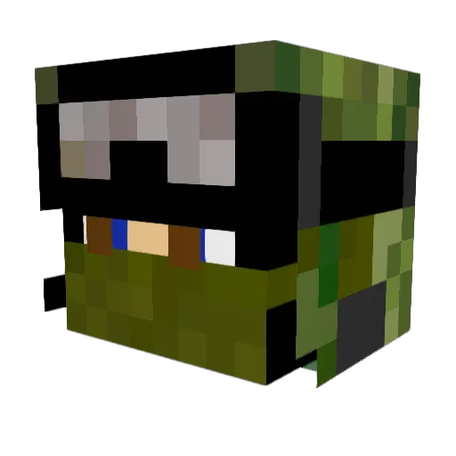 Sp33dyGonzaIes Minecraft avatar head, 3D render