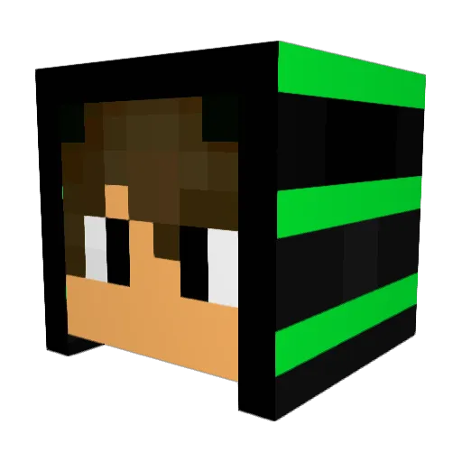 Sp3ktr3m_BR Minecraft avatar head, 3D render