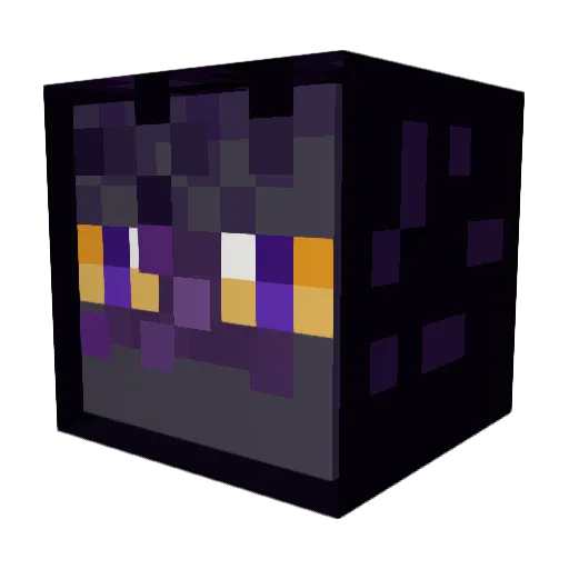 Sp3ktr4Lz Minecraft avatar head, 3D render
