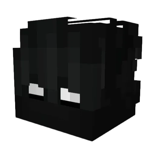 Sp4hire Minecraft avatar head, 3D render