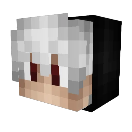 Sp4rklez Minecraft avatar head, 3D render