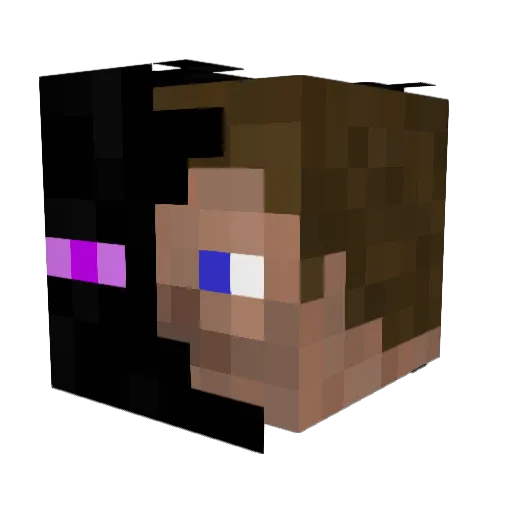 SpAzYsKaTeR Minecraft avatar head, 3D render
