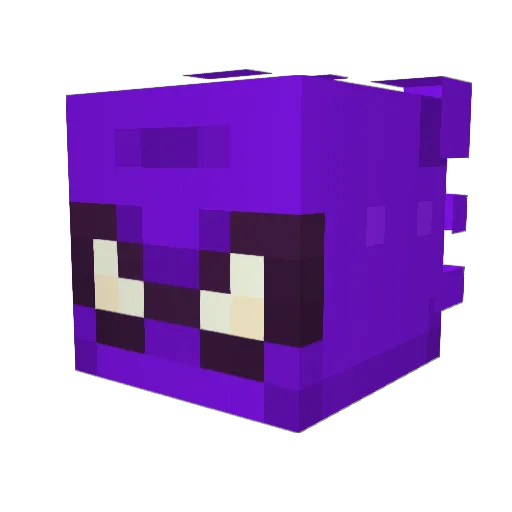 SpEcO_S77hil Minecraft avatar head, 3D render