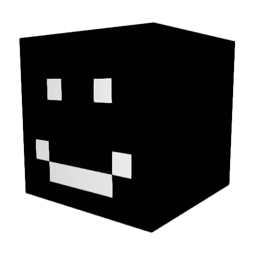 SpO00K Minecraft avatar head, 3D render