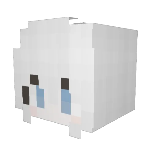 SpOnGeBOB126 Minecraft avatar head, 3D render