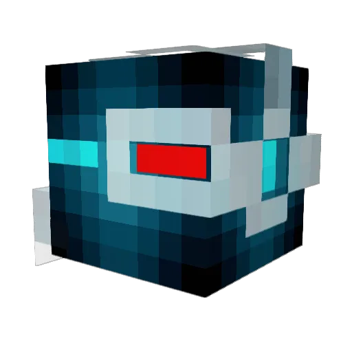 SpYrOsX Minecraft avatar head, 3D render