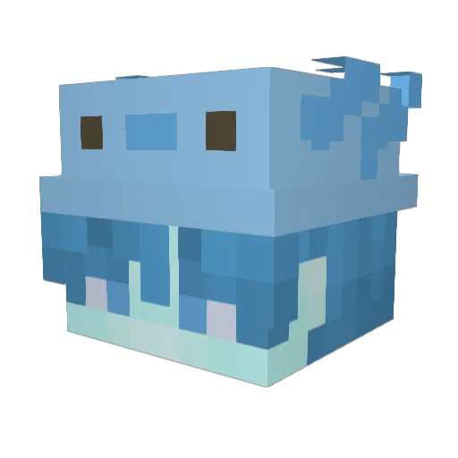 Spa___ce01 Minecraft avatar head, 3D render