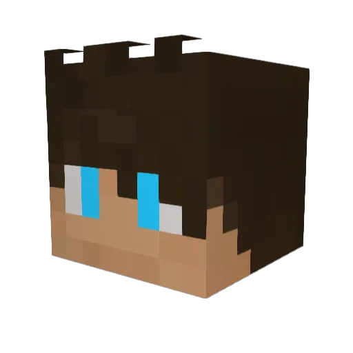 Spaartan7 Minecraft avatar head, 3D render