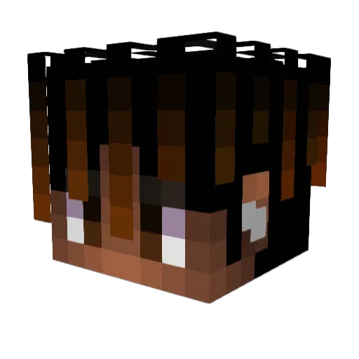 Spacboy1 Minecraft avatar head, 3D render