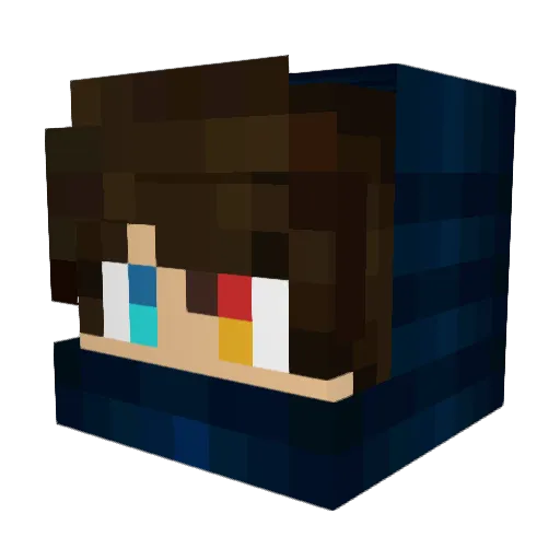 Spacca99 Minecraft avatar head, 3D render