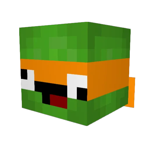 SpacciaNeve96_ Minecraft avatar head, 3D render