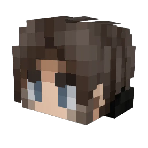 Space9904 Minecraft avatar head, 3D render