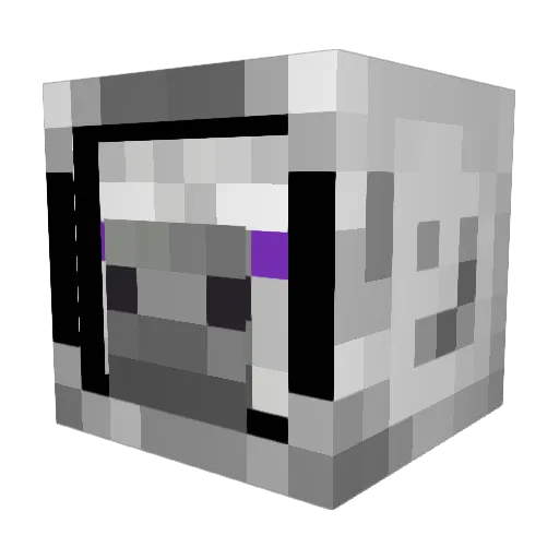 SpaceAlpaca Minecraft avatar head, 3D render