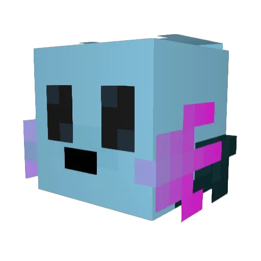 SpaceBolt21 Minecraft avatar head, 3D render