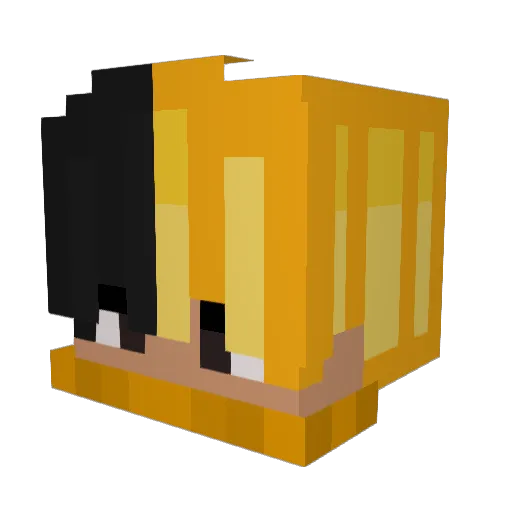 SpaceBoyTM Minecraft avatar head, 3D render