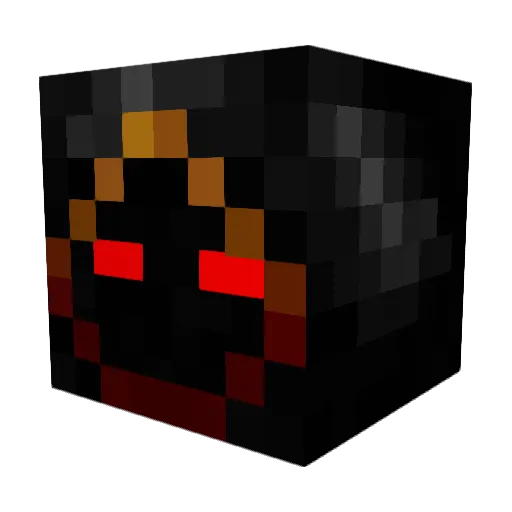 SpaceCow2013 Minecraft avatar head, 3D render