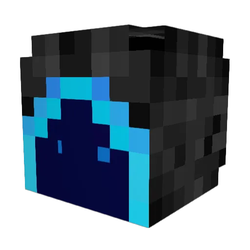 SpaceFalcon15 Minecraft avatar head, 3D render