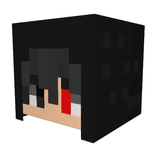 SpaceFlier Minecraft avatar head, 3D render