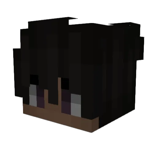 SpaceGod_ Minecraft avatar head, 3D render