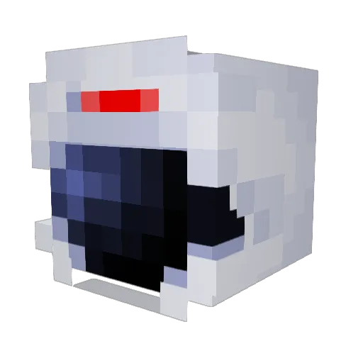 SpaceHosh Minecraft avatar head, 3D render