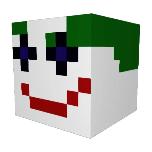 SpaceJake21 Minecraft avatar head, 3D render