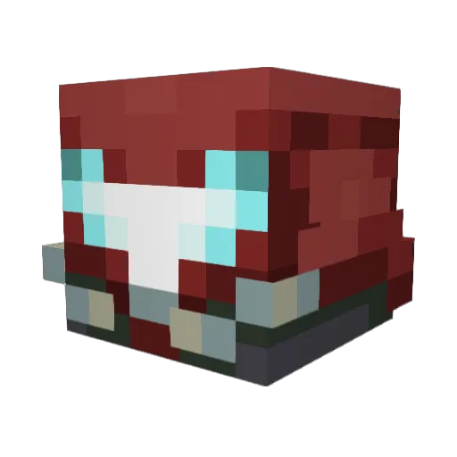 SpaceJump1432 Minecraft avatar head, 3D render