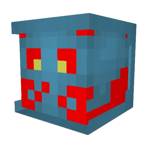 SpaceK00k Minecraft avatar head, 3D render