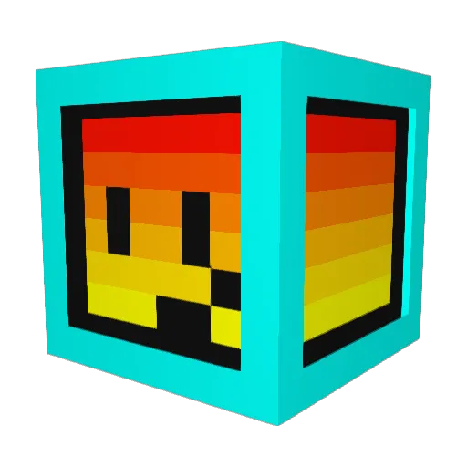 SpaceMas Minecraft avatar head, 3D render