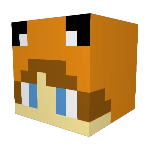 SpaceMonkey0309 Minecraft avatar head, 3D render