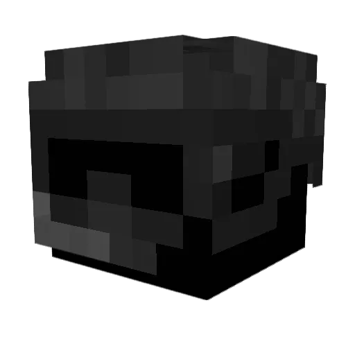 SpaceN0mad Minecraft avatar head, 3D render
