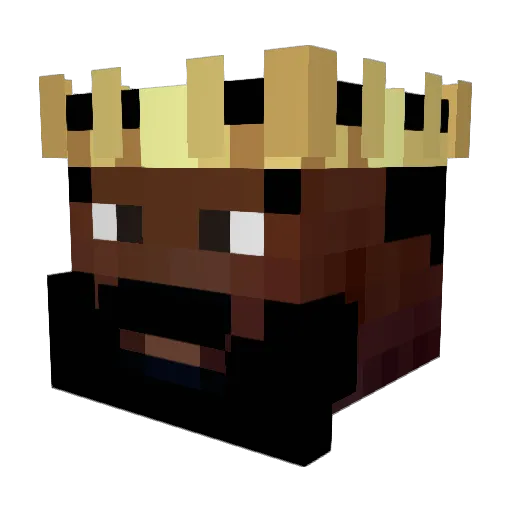 SpaceNZ Minecraft avatar head, 3D render