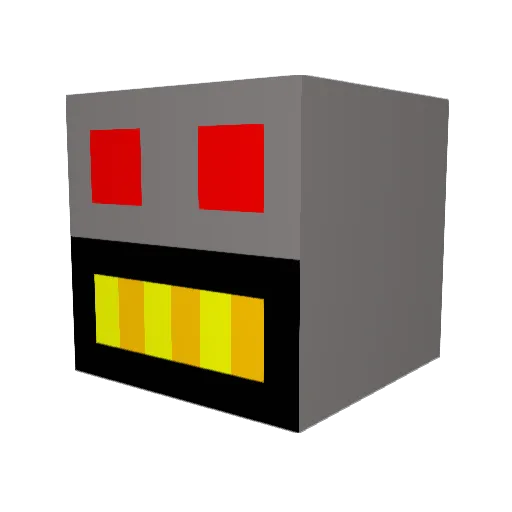 SpacePolice5000 Minecraft avatar head, 3D render