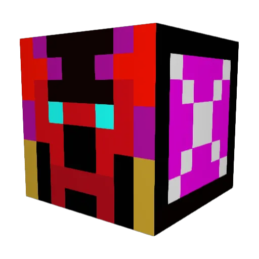 SpaceRanger96 Minecraft avatar head, 3D render