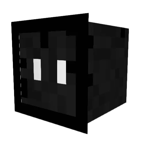 SpaceUnicoen Minecraft avatar head, 3D render