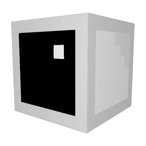 SpaceVacktor Minecraft avatar head, 3D render