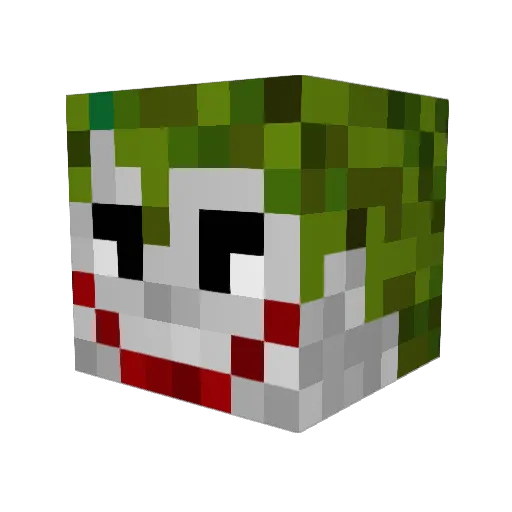 Space_Death_Wzrd Minecraft avatar head, 3D render