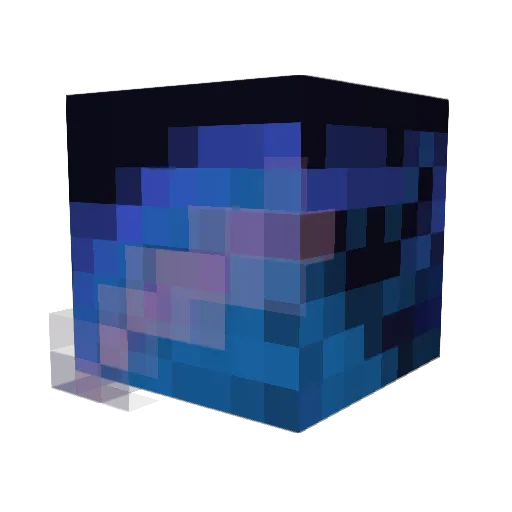 Space_Slushie Minecraft avatar head, 3D render