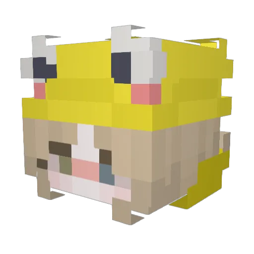 Space_Yeoul Minecraft avatar head, 3D render