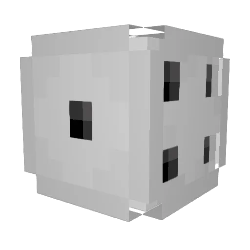 Space__Dust Minecraft avatar head, 3D render