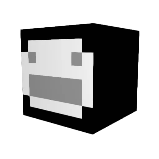 Space__man Minecraft avatar head, 3D render