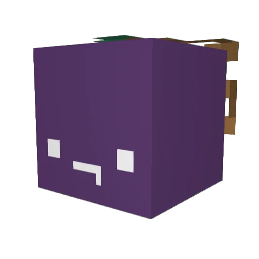 Space_monk3y Minecraft avatar head, 3D render