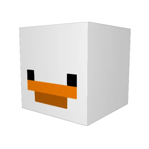 Space_pvp Minecraft avatar head, 3D render