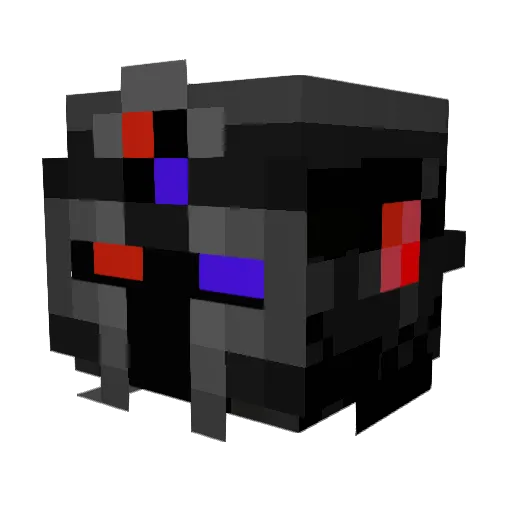 Spaceamageddon Minecraft avatar head, 3D render