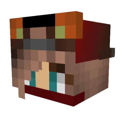 Spacecat236 Minecraft avatar head, 3D render