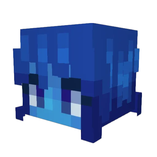 SpacedOuttaTime Minecraft avatar head, 3D render