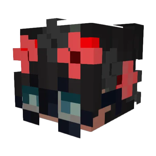 SpacedSix284394 Minecraft avatar head, 3D render